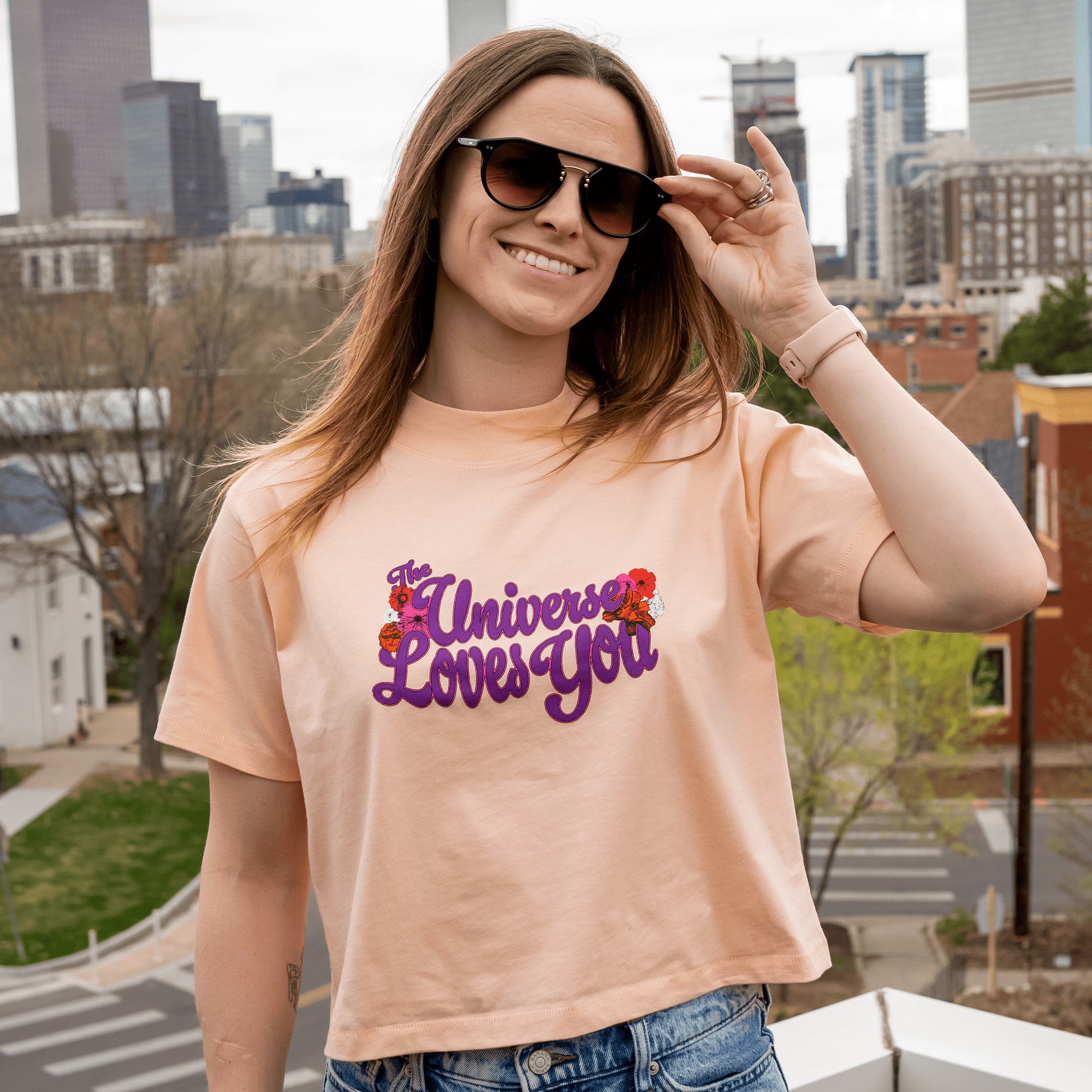 Positive affirmation women’s tee – DMD streetwear Denver