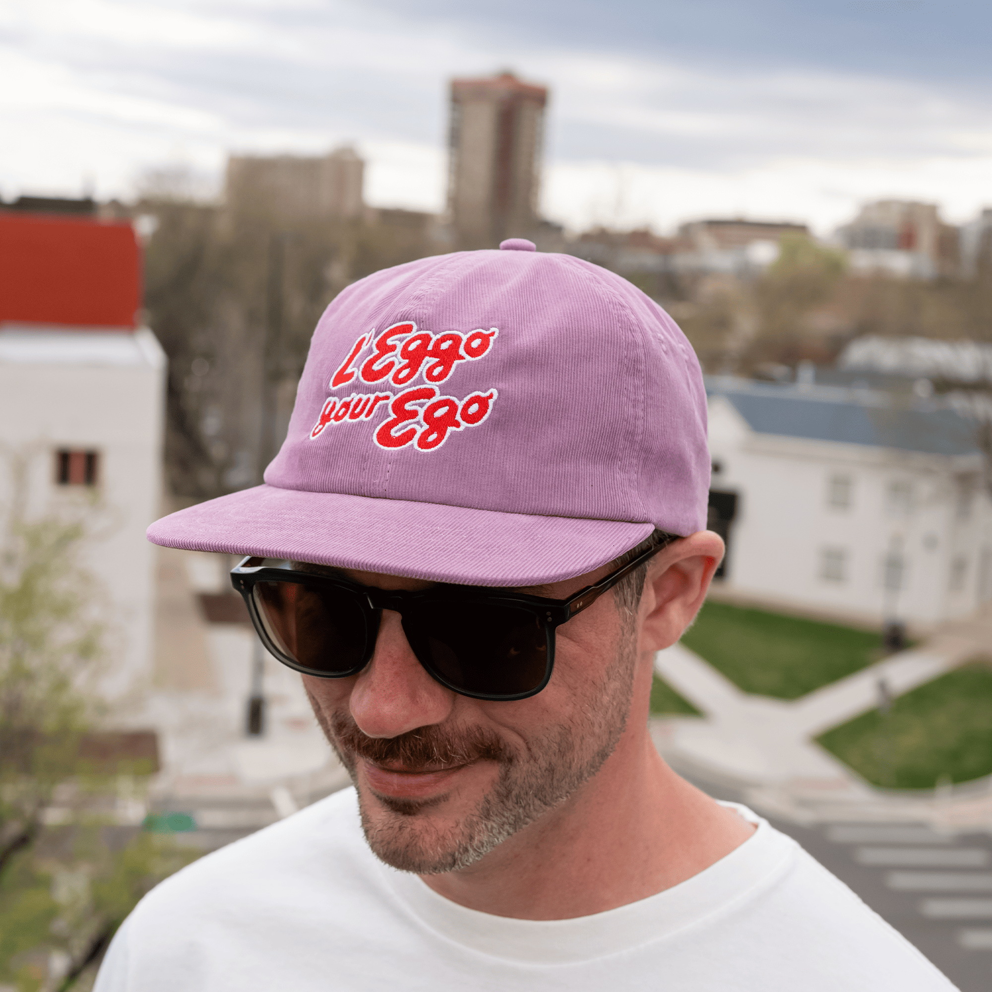 Sustainable corduroy baseball cap streetwear style