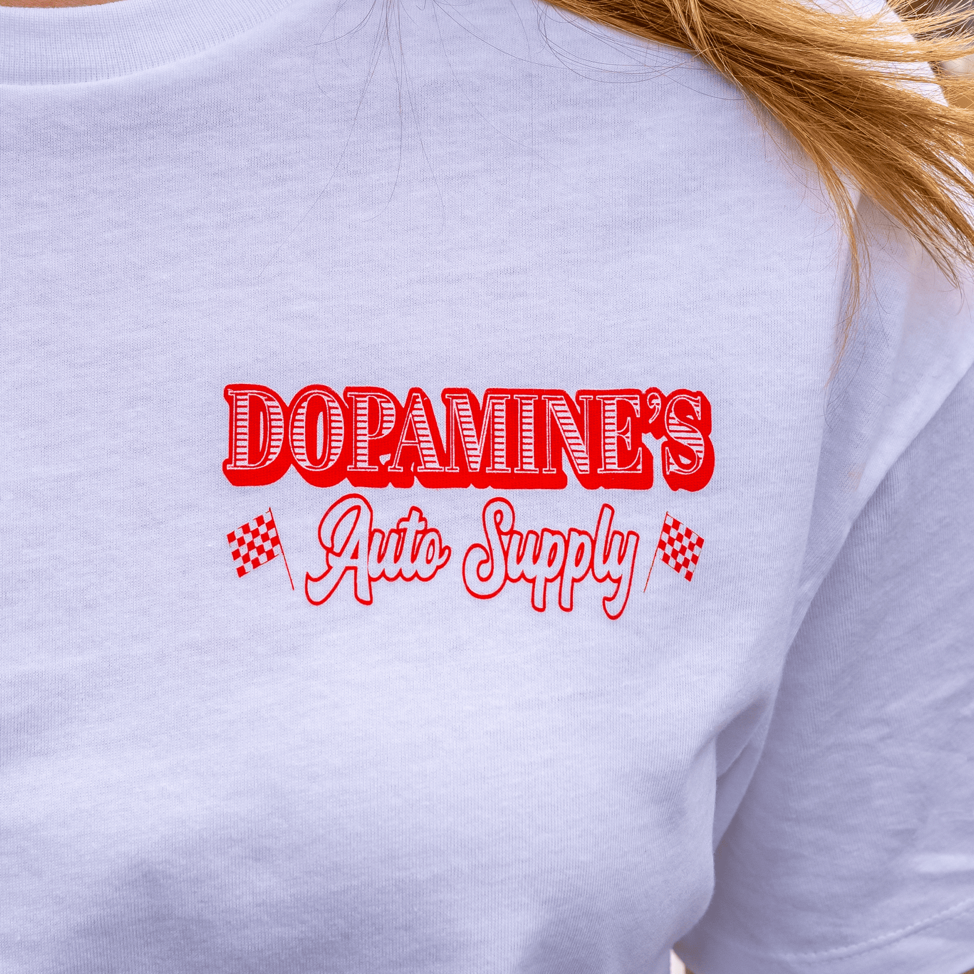 Mental health inspired crop t-shirt designed in Denver