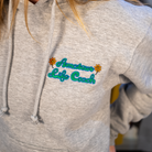 Life Coach hoodie layered streetwear look