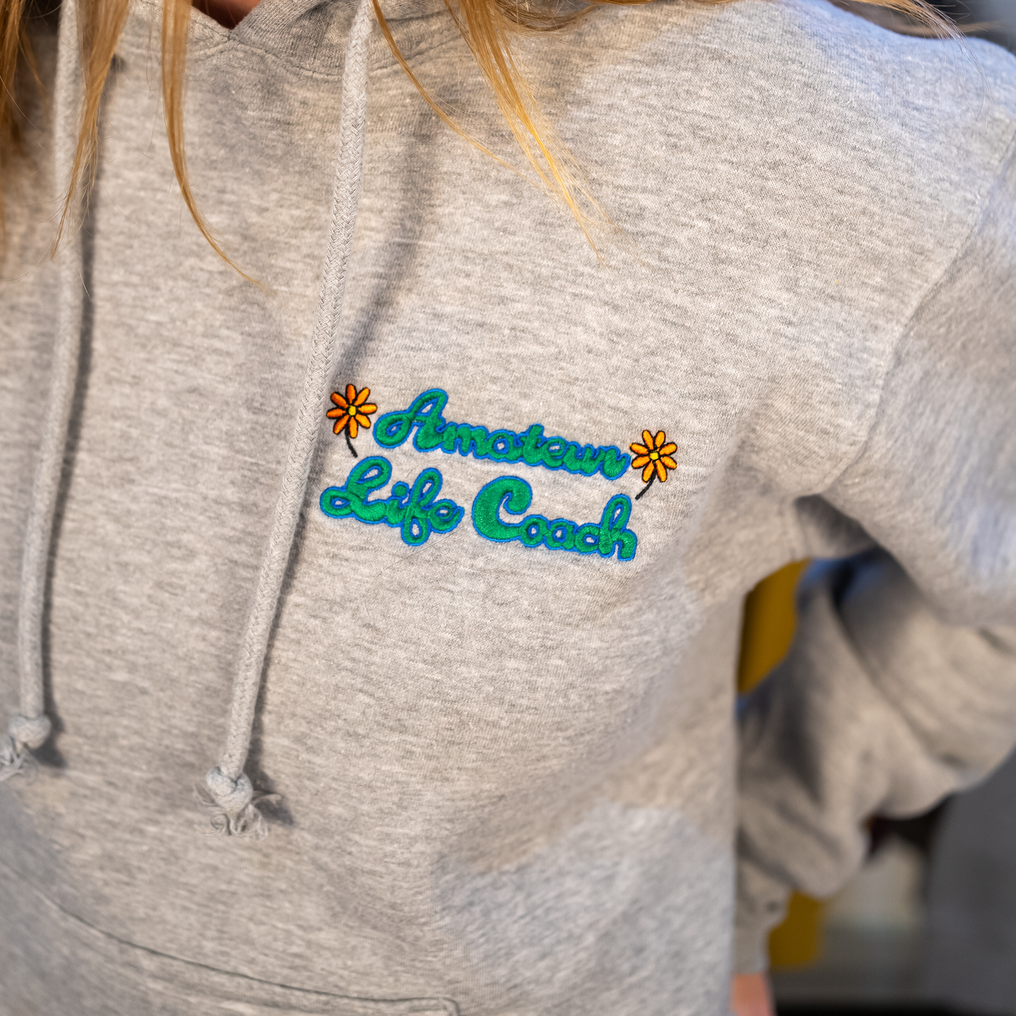 Life Coach hoodie layered streetwear look