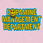 Close-Up of Smile Graphic on Cotton T Shirt – Pink Colorway