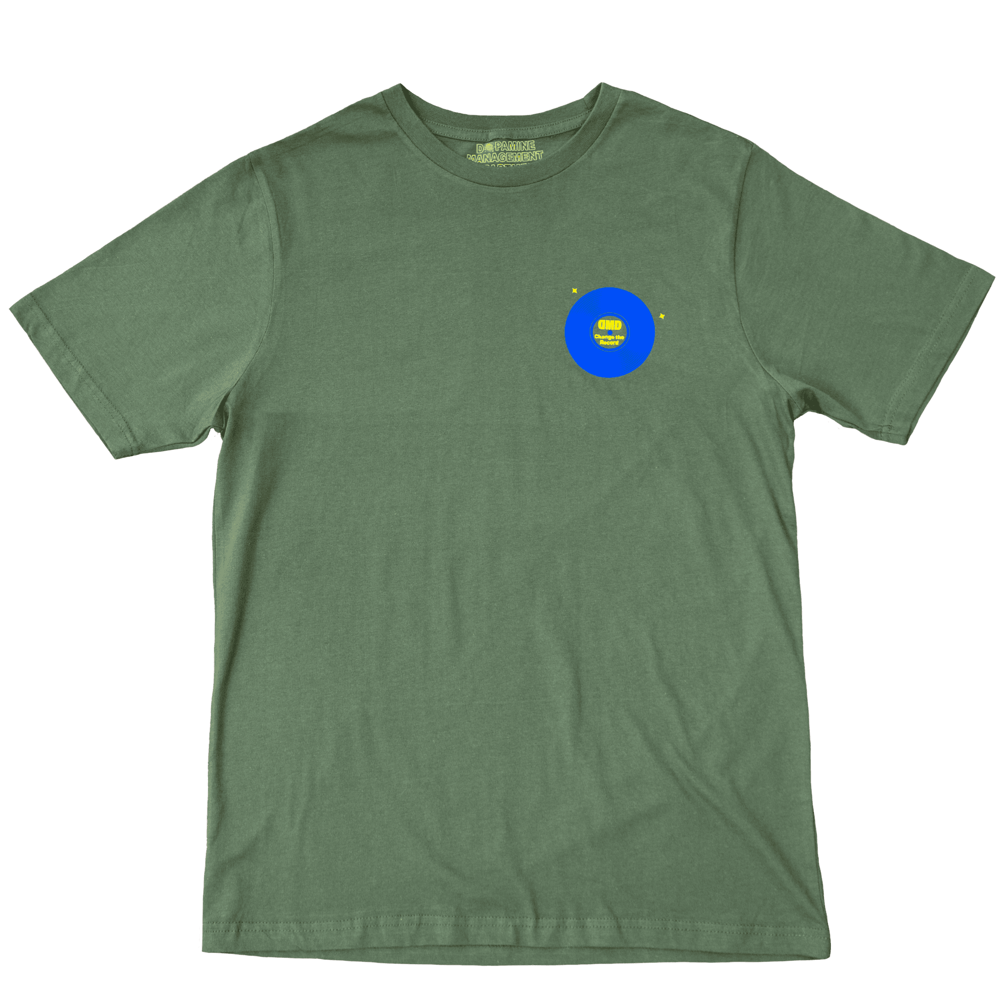 Short Sleeve Cotton Tee with Mental Health Message