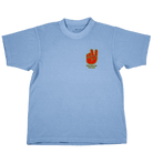 Combed cotton heavyweight summer shirt in off-blue
