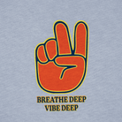 Unisex heavyweight summer t-shirt in pigment dyed blue