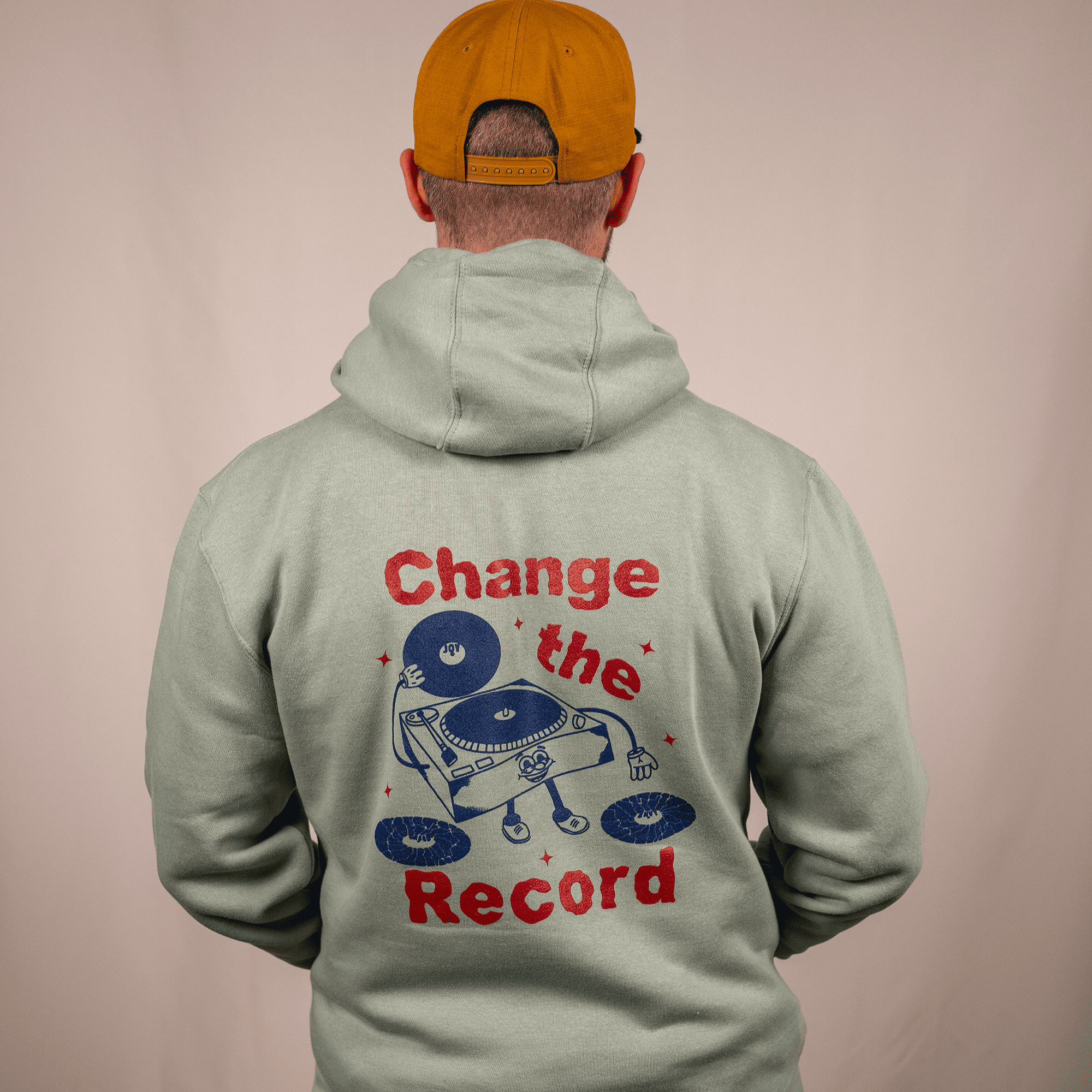 DMD Hoodie with Positive Mental Health Message – Gold & Mint