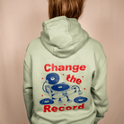 DMD Hoodie with Positive Mental Health Message – Gold & Mint
