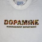 Bold Floral Graphic T-Shirt on Pigment Dyed Cotton
