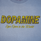 Purple and yellow eye design tee from Dopamine Management Department