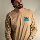 Model wearing the Pyramid of Success tee, front view