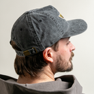 Back angled view of lifestyle product photo of Third Eye Vintage Hat on model
