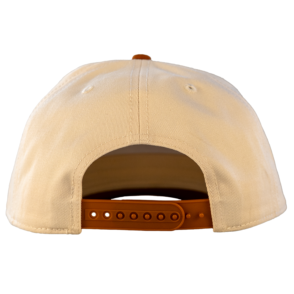 Back view of Flying Eye Two-Toned Hat showing adjustable snapback