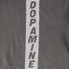 Close-up of Dopamine chest print with radial line design