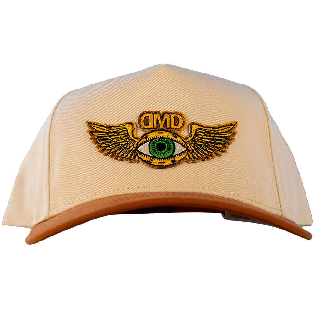 Flying Eye Two-Toned Hat with DMD embroidered patch – front view