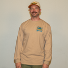 Model wearing the Pyramid of Success tee, front view