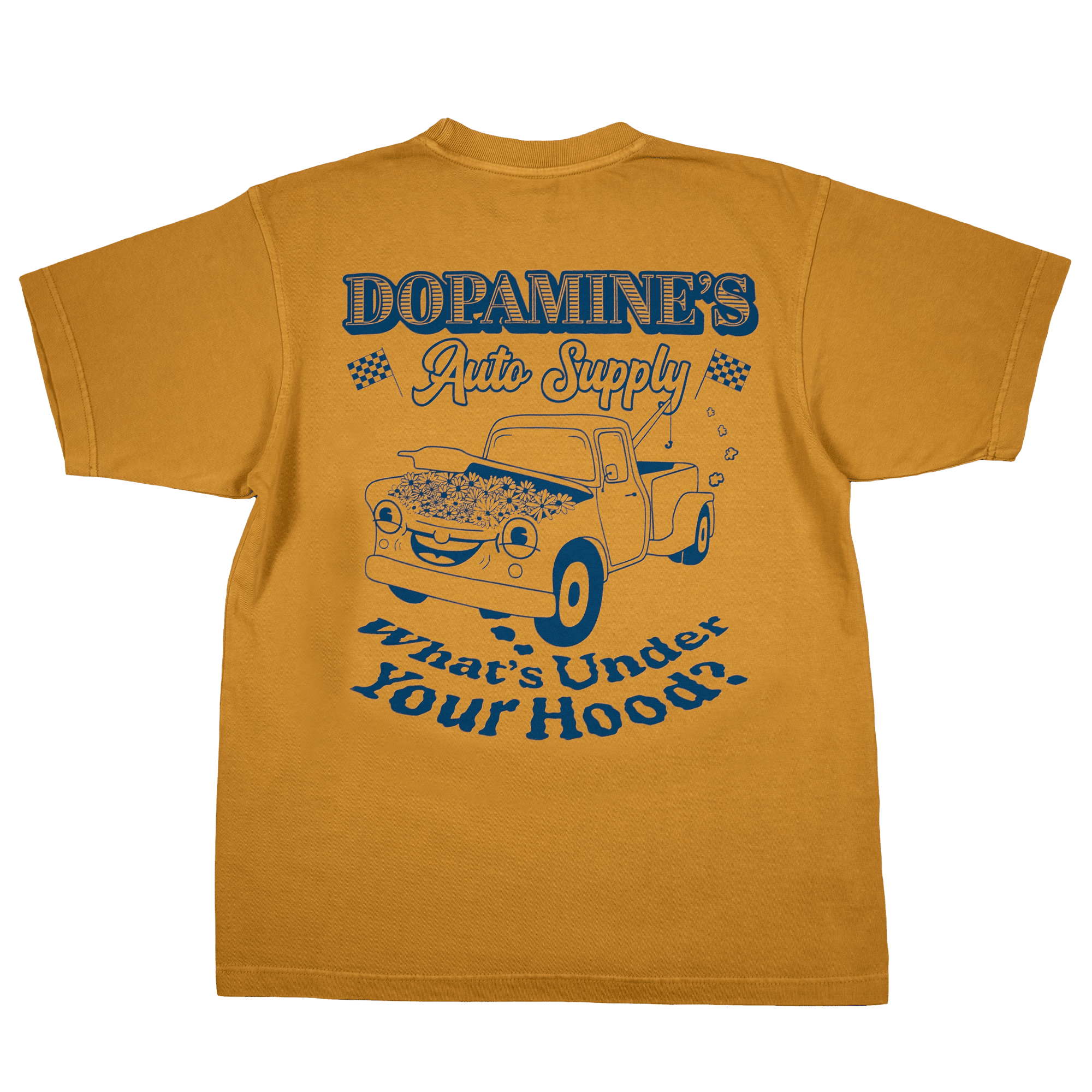 Under the Hood Heavyweight T-Shirt back view