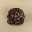 Front straight-on view Dop camo mid-profile hat
