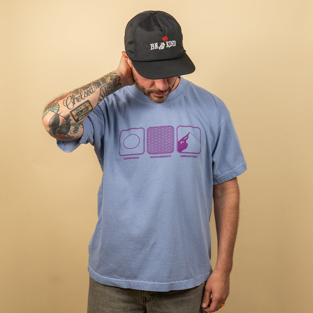 Mountain Heavyweight Tee | Boxy Garment Dyed Shirt | DMD