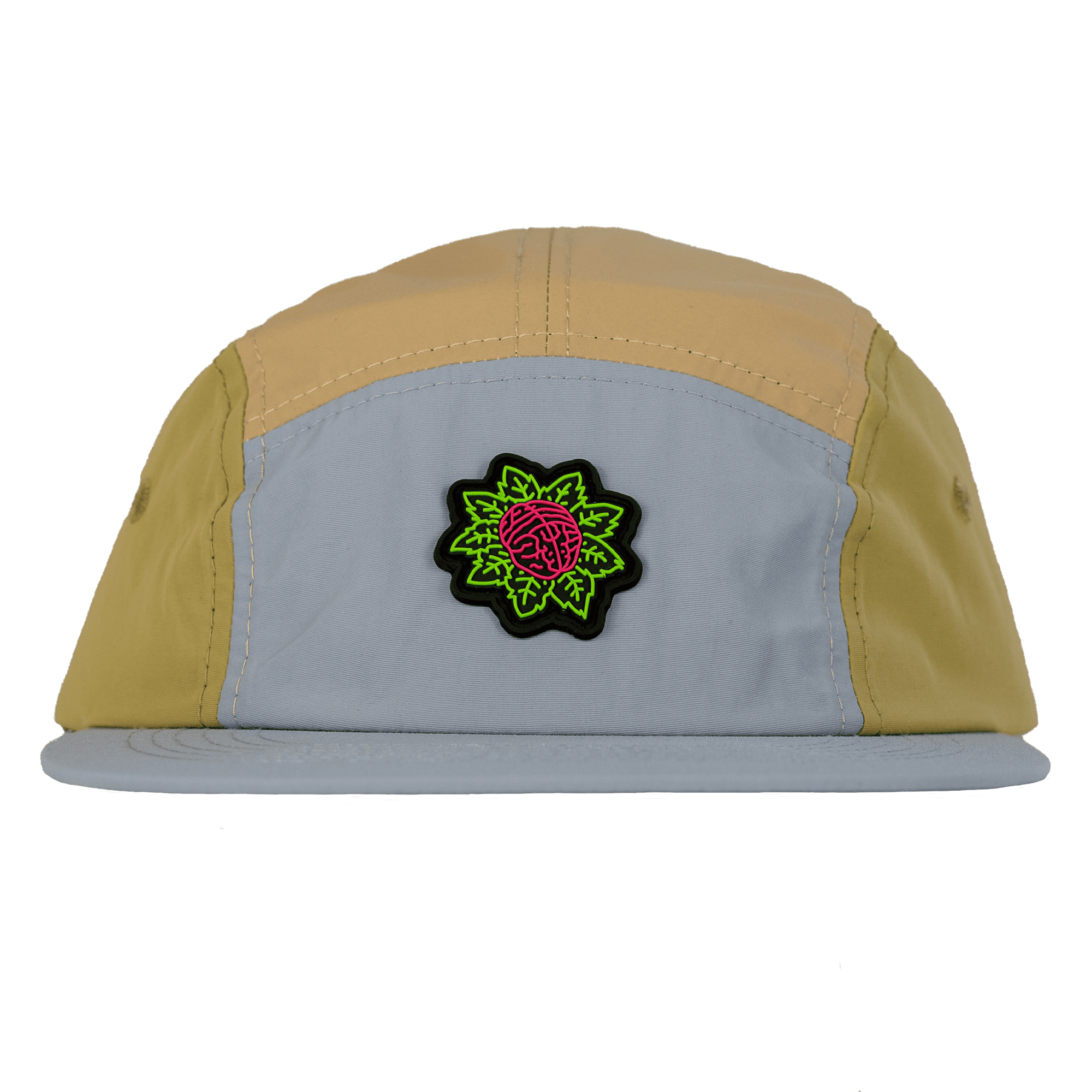 Icon Mindflower 5-Panel Nylon Hat multicolor front view