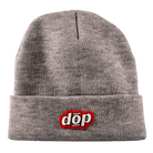 Unisex dōp Beanie in Heather Gray with symmetrical patch