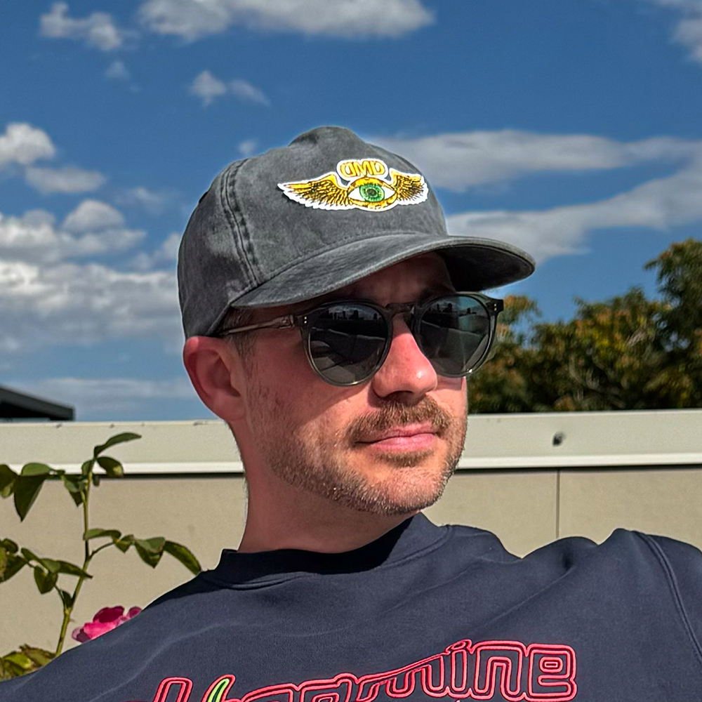 Lifestyle product photo of Third Eye Vintage Hat on model