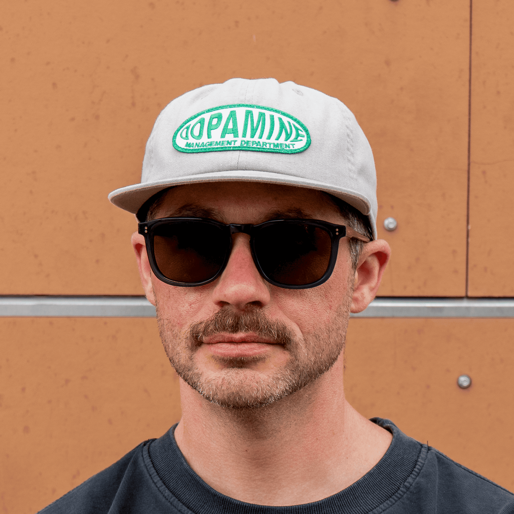 Unstructured low-profile cotton twill hat with flat recycled bill