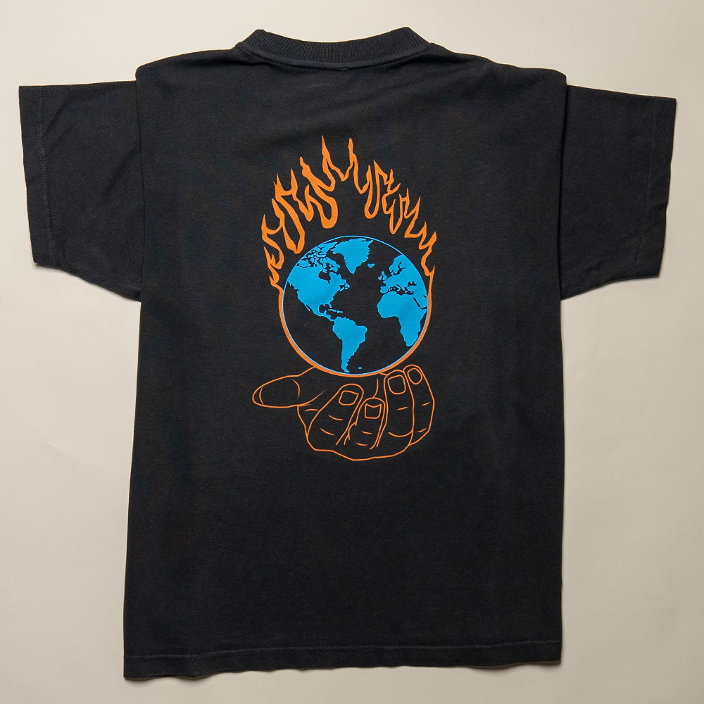 globe DEPARTURES Tシャツ Globe Heavyweight Tee – Eco-Conscious Black T-Shirt | DMD
