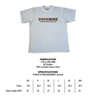Wallflower heavyweight tee sizing chart