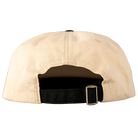 Back view of the Rose Logo Hat showing fabric strap and metal slide closure.